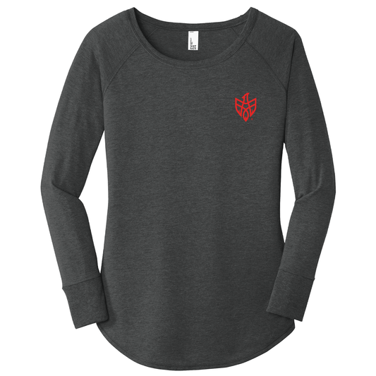 District Women's Perfect Tri Long Sleeve Tunic Tee