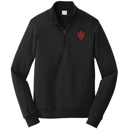 Port & Co Fan Favorite Fleece 1/4-Zip Pullover Sweatshirt