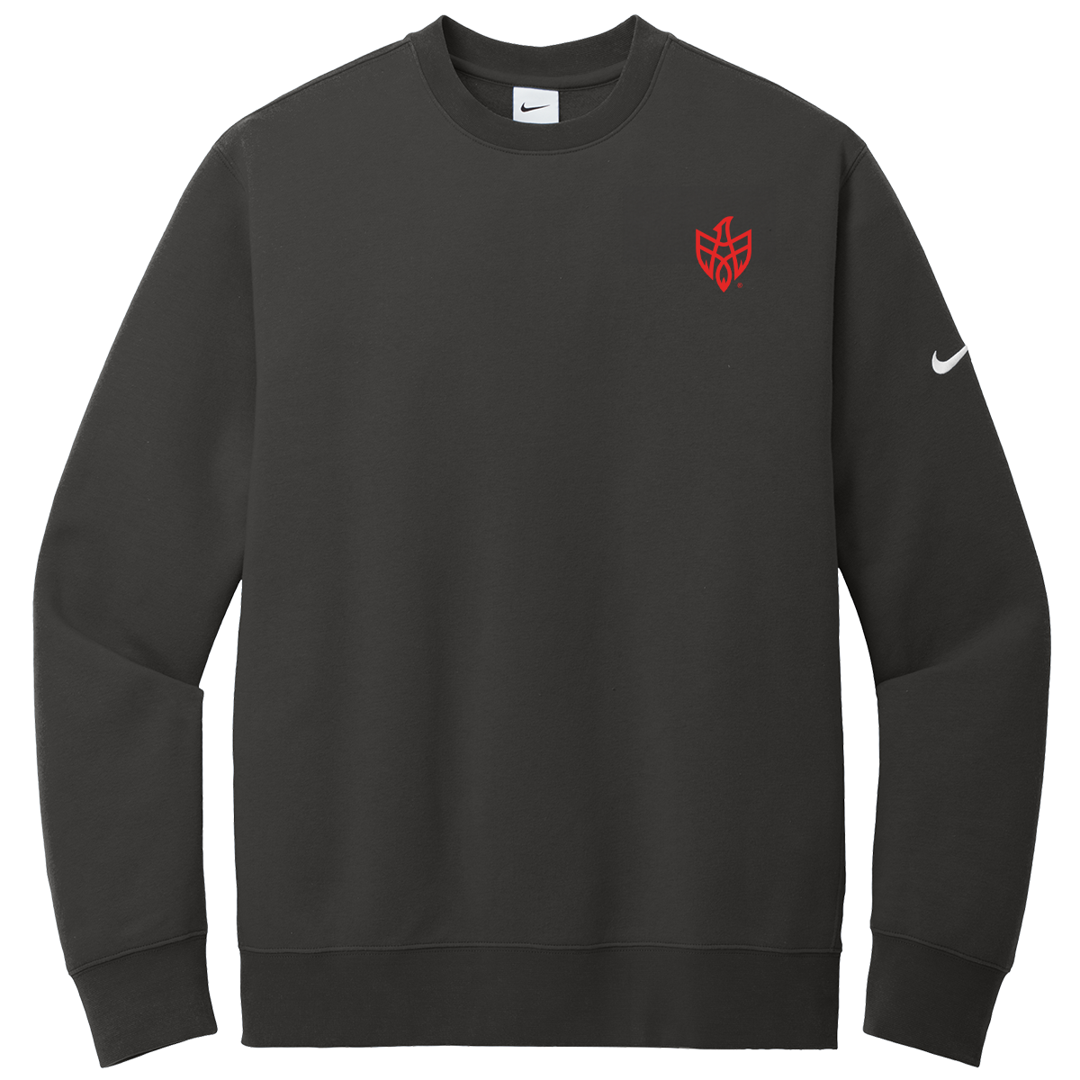 Nike Club Fleece Sleeve Swoosh Crew