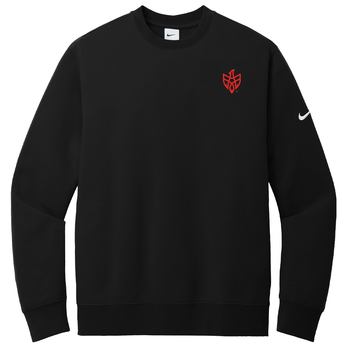 Nike Club Fleece Sleeve Swoosh Crew