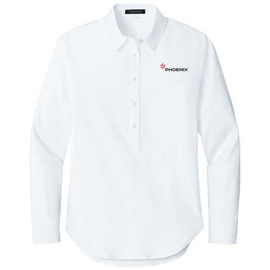 Mercer+Mettle Women's Long Sleeve Modern Oxford Shirt