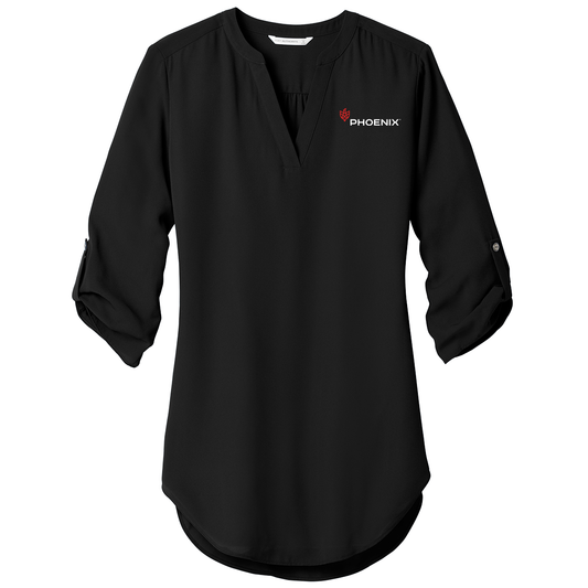 Port Authority Women's 3/4-Sleeve Tunic Blouse